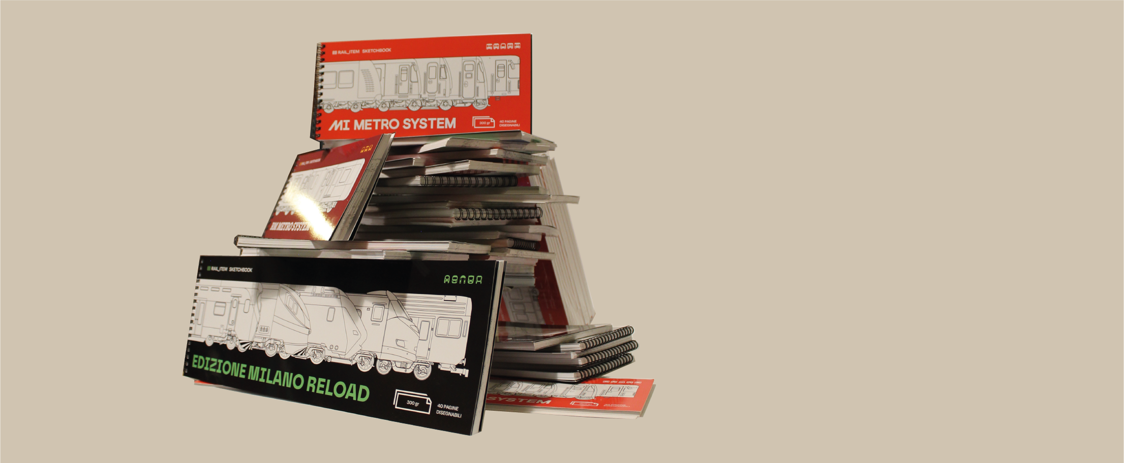 Rail Item sketchbook e graffiti